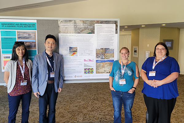 Knight Piésold Canada's Dr. Salina Yong and Daniel Yang Present a Case Study with KGHM on Managing Excessive Pit Wall Deformation at Slope Stability 2022