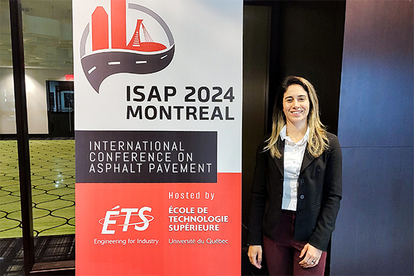 Giovanna Rosa of Knight Piésold Canada Presents Laboratory Study on Pavement Application of Mining Overburden at ISAP 2024 Conference