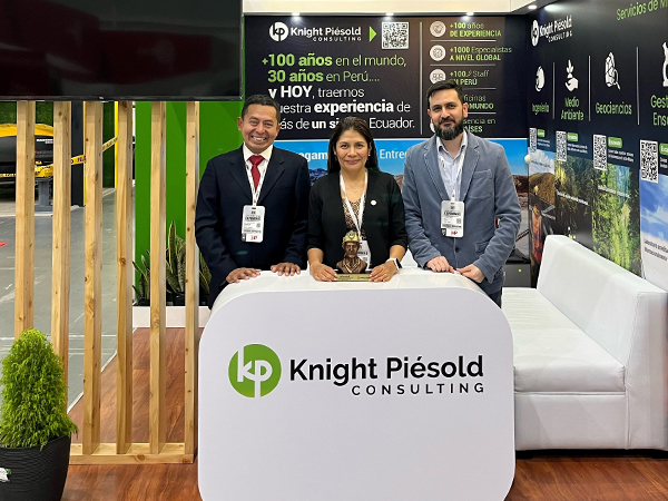 Knight Piésold Peru Engages with the Mining Community at Expominas 2023 in Ecuador