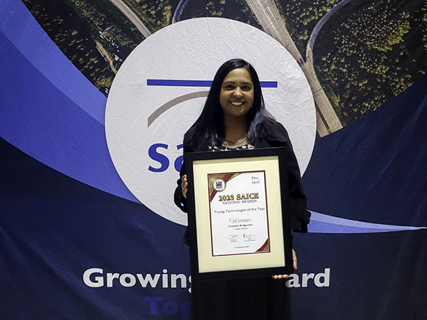 Knight Piésold Southern Africa's Kissandra Bridgmohan Named SAICE Young Technologist of the Year